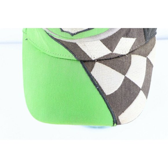 Vintage 90s Arctic Cat Snowmobile All Over Print Thrashed Snapback Hat Cap - Picture 2 of 9